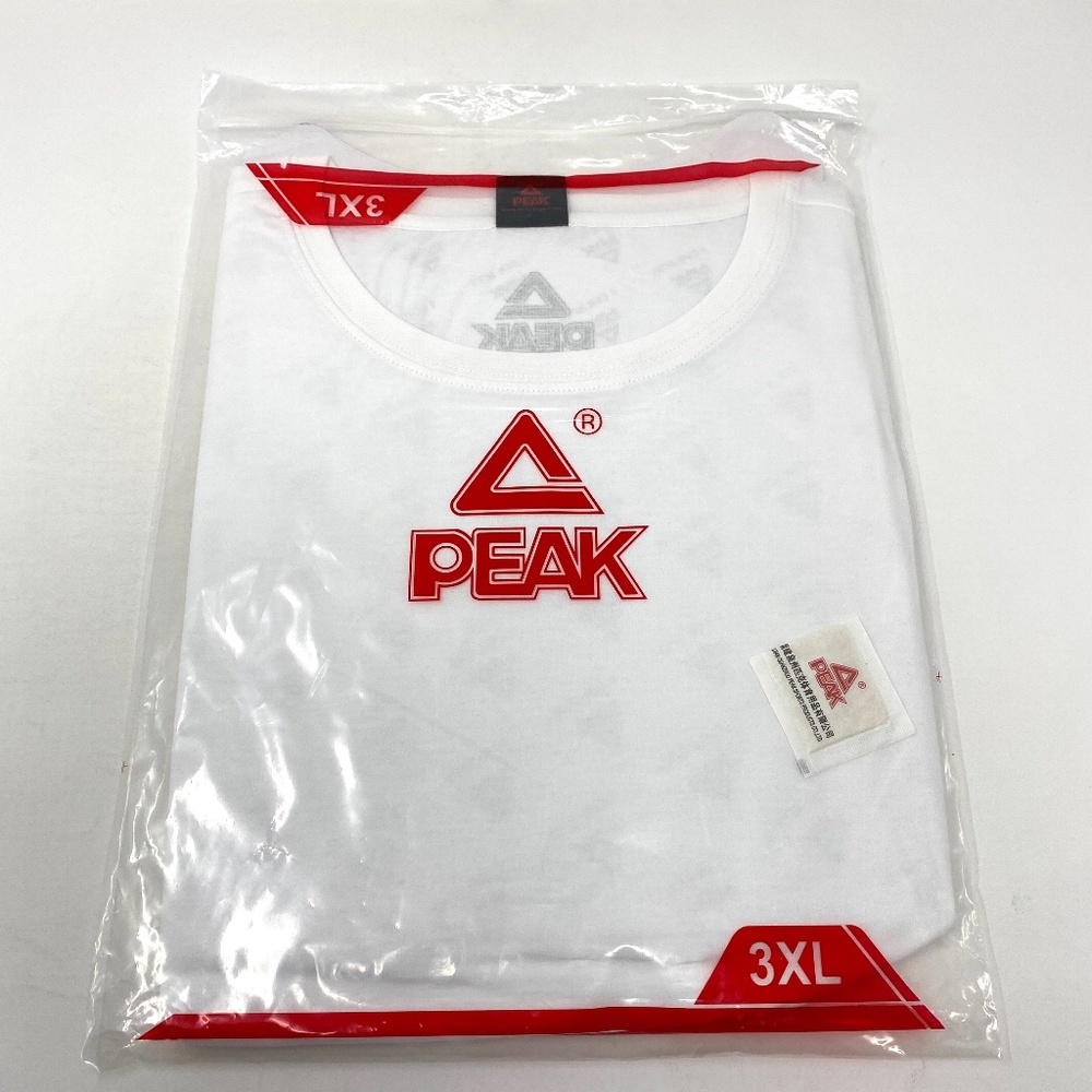 PEAK White Short Sleeve T-Shirt